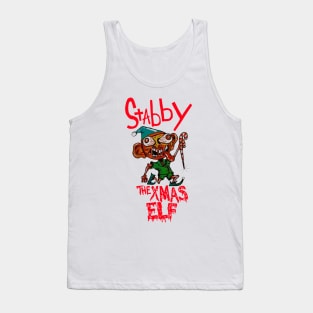 Stabby the Xmas Elf Tank Top